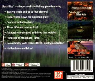 Bass Rise (US) box cover back